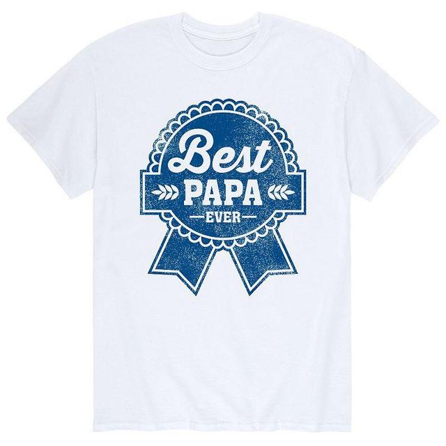 Mens Beet Label Best Papa Tee Product Image