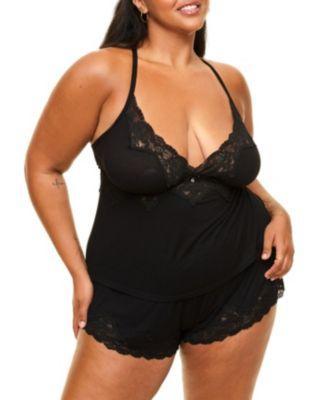 Plus Size Lora Pajama Cami & Shorts Set Product Image