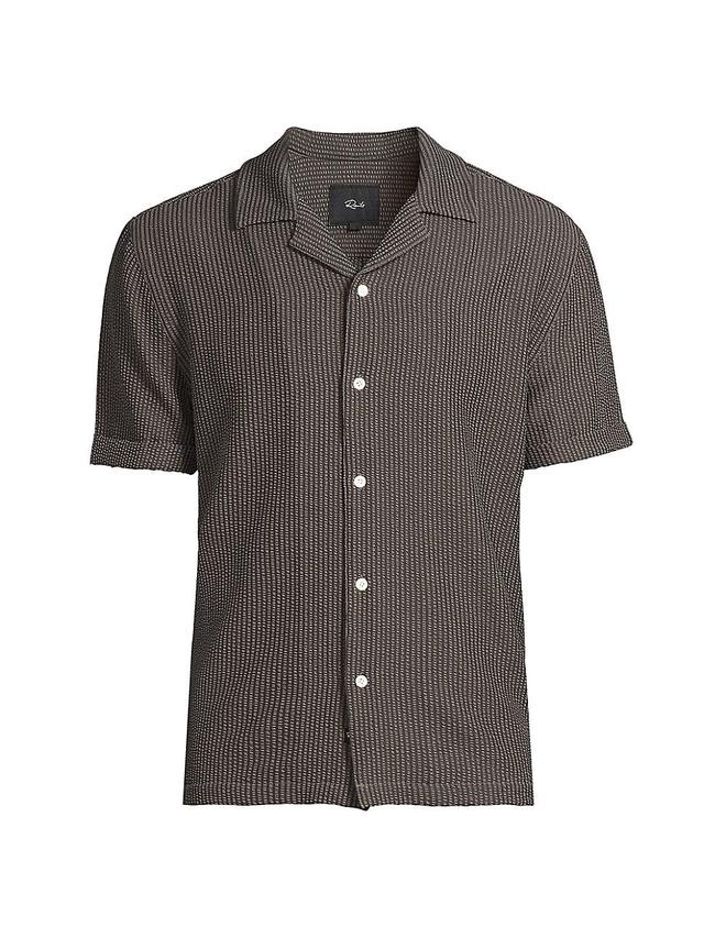 Mens Amalfi Seersucker Camp Shirt Product Image