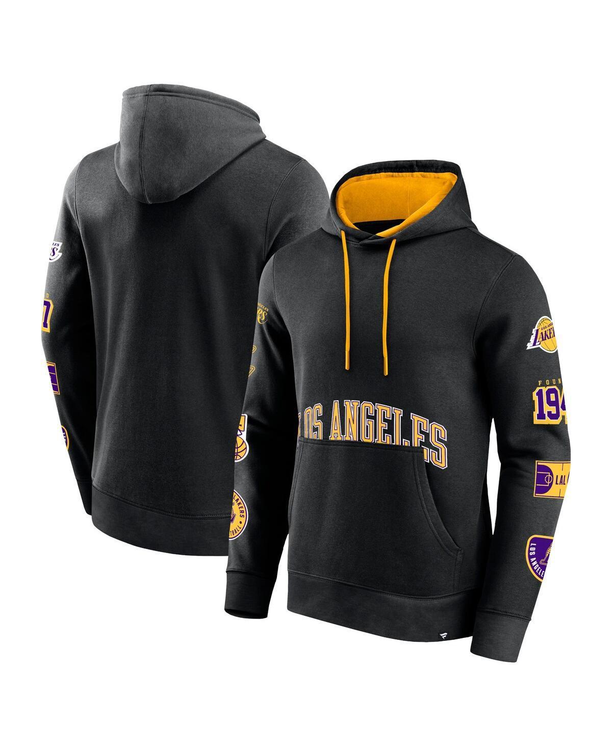 Mens Fanatics Los Angeles Lakers Home Court Pullover Hoodie Product Image