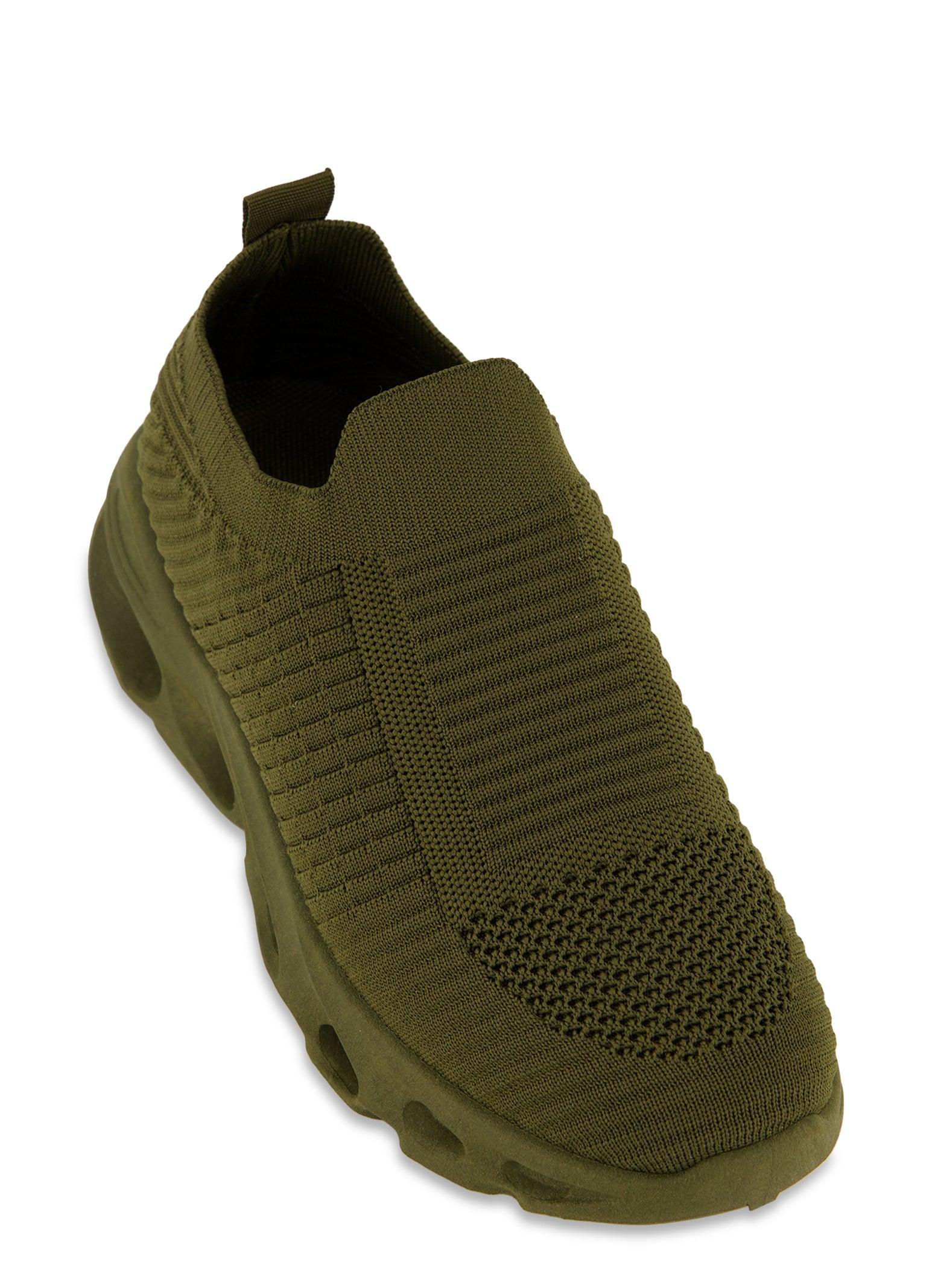 Womens Cut Out Sole Slip On Sneakers Product Image