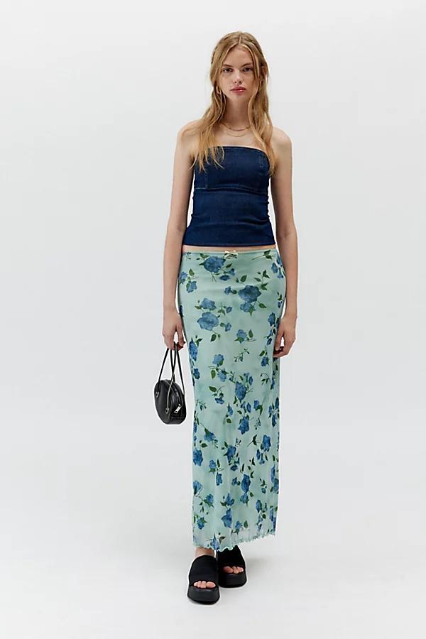 Urban Outfitters UO Camilla Mesh Maxi Skirt Womens at Urban Outfitters Product Image