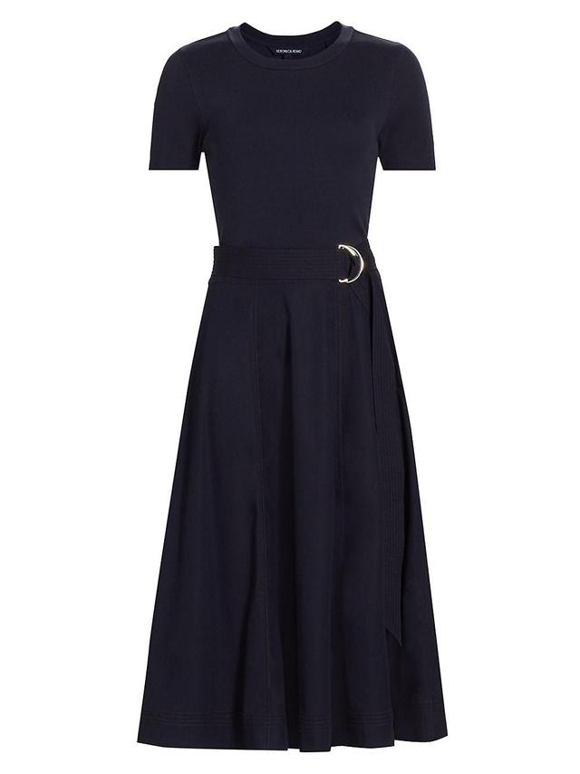 Womens Facia T-Shirt Belted Midi-Dress Product Image