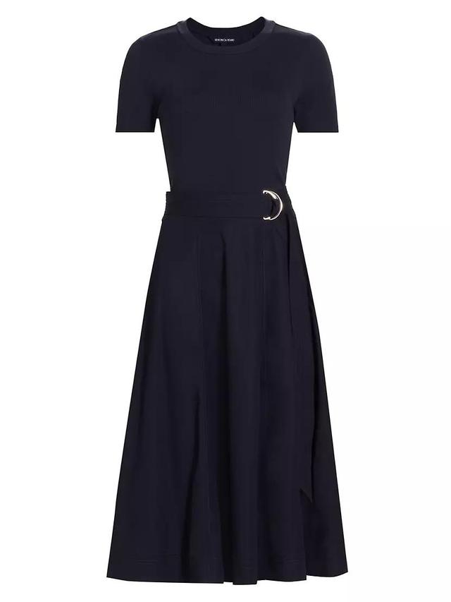 Facia T-Shirt Belted Midi-Dress Product Image