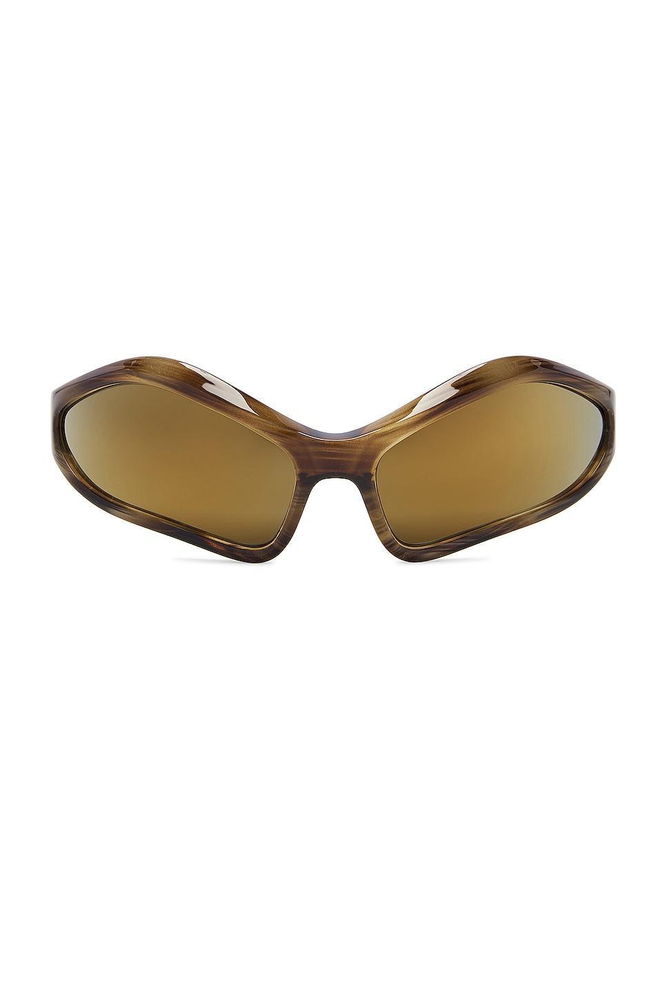 Balenciaga Fennec Sunglasses in Brown Product Image