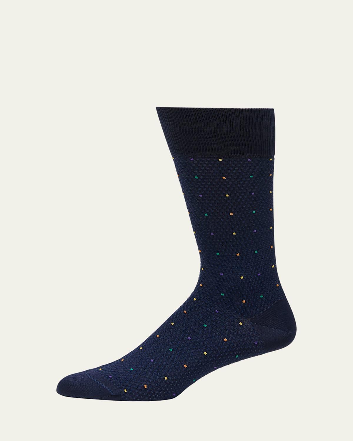 Mens Filippo Dot Crew Socks Product Image