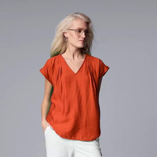 Womens Simply Vera Vera Wang V-Neck Top Product Image