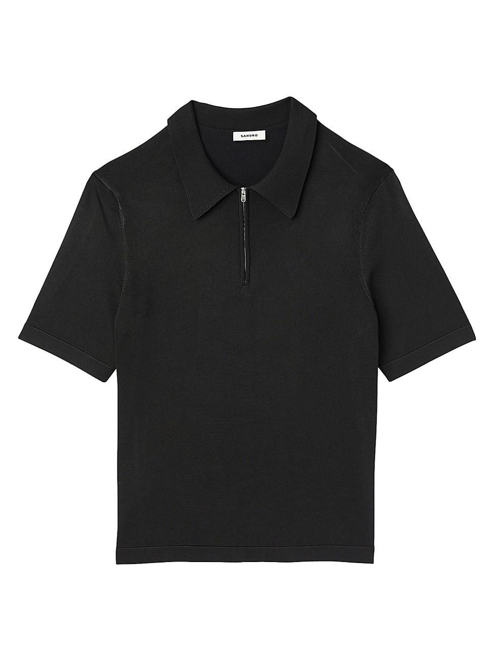 sandro Pablo Zip Polo Product Image