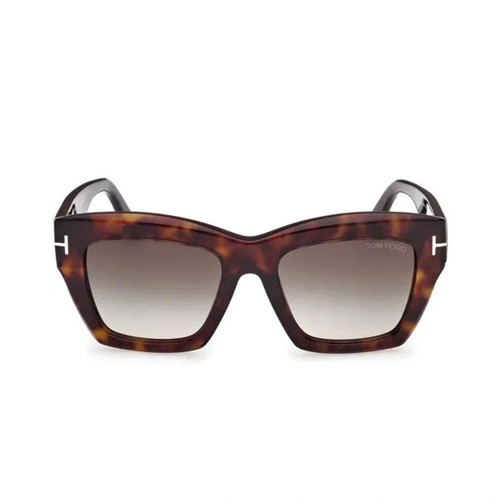 TOM FORD Eyewear Luna Square Frame Sunglasses In Multi Product Image