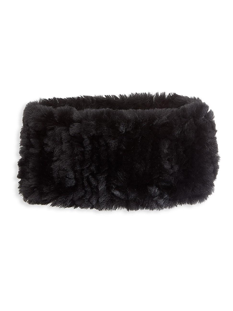 Womens Knit Shearling Headband Product Image