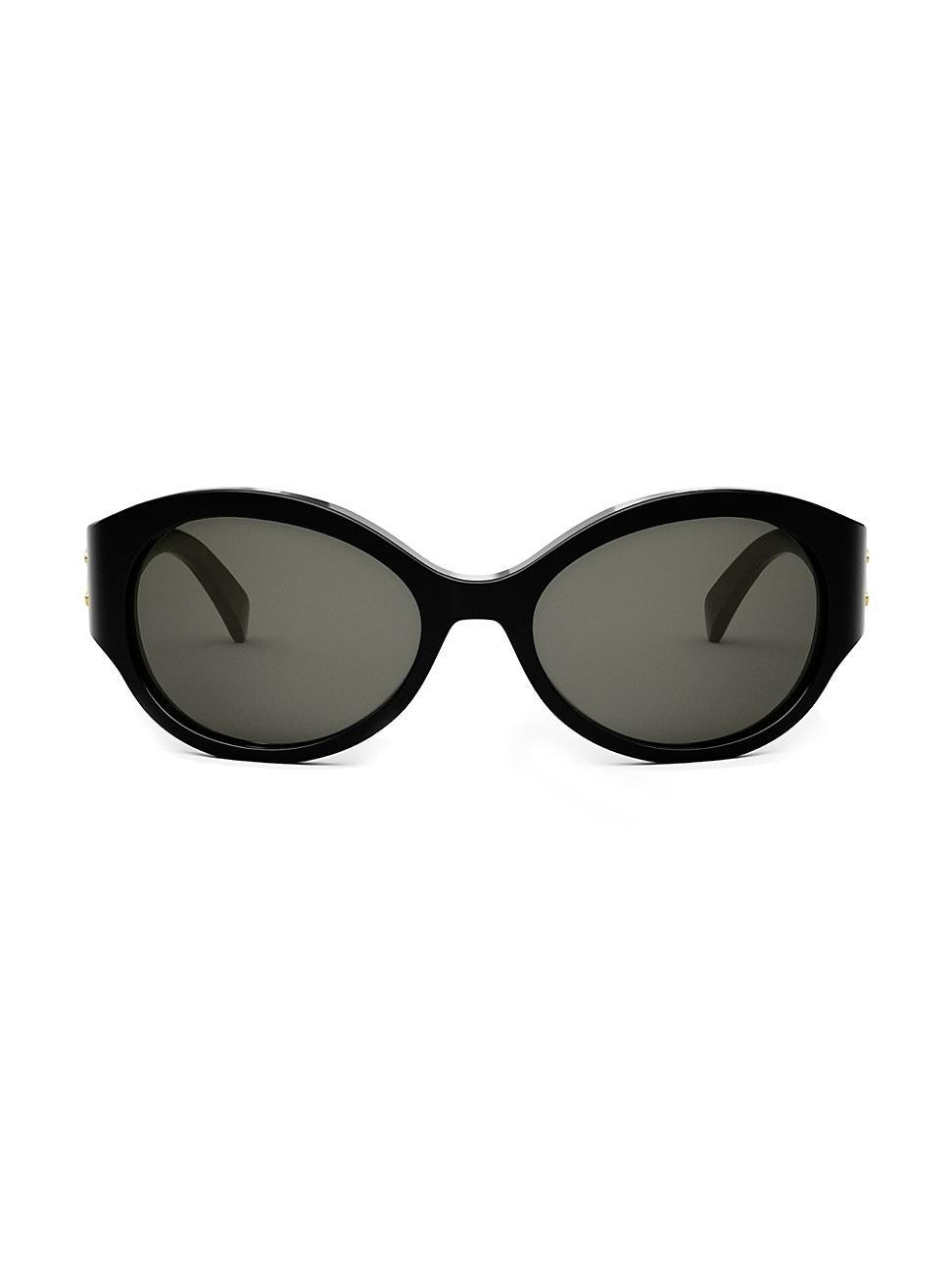 Mens Triomphe 62MM Oval Sunglasses Product Image