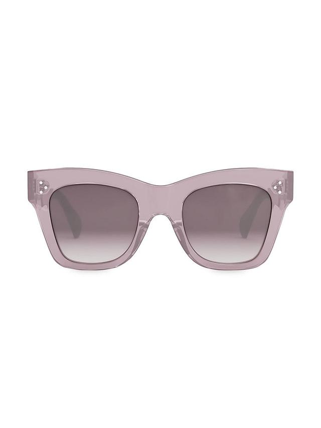 Womens 50MM Square Cat-Eye Sunglasses Product Image