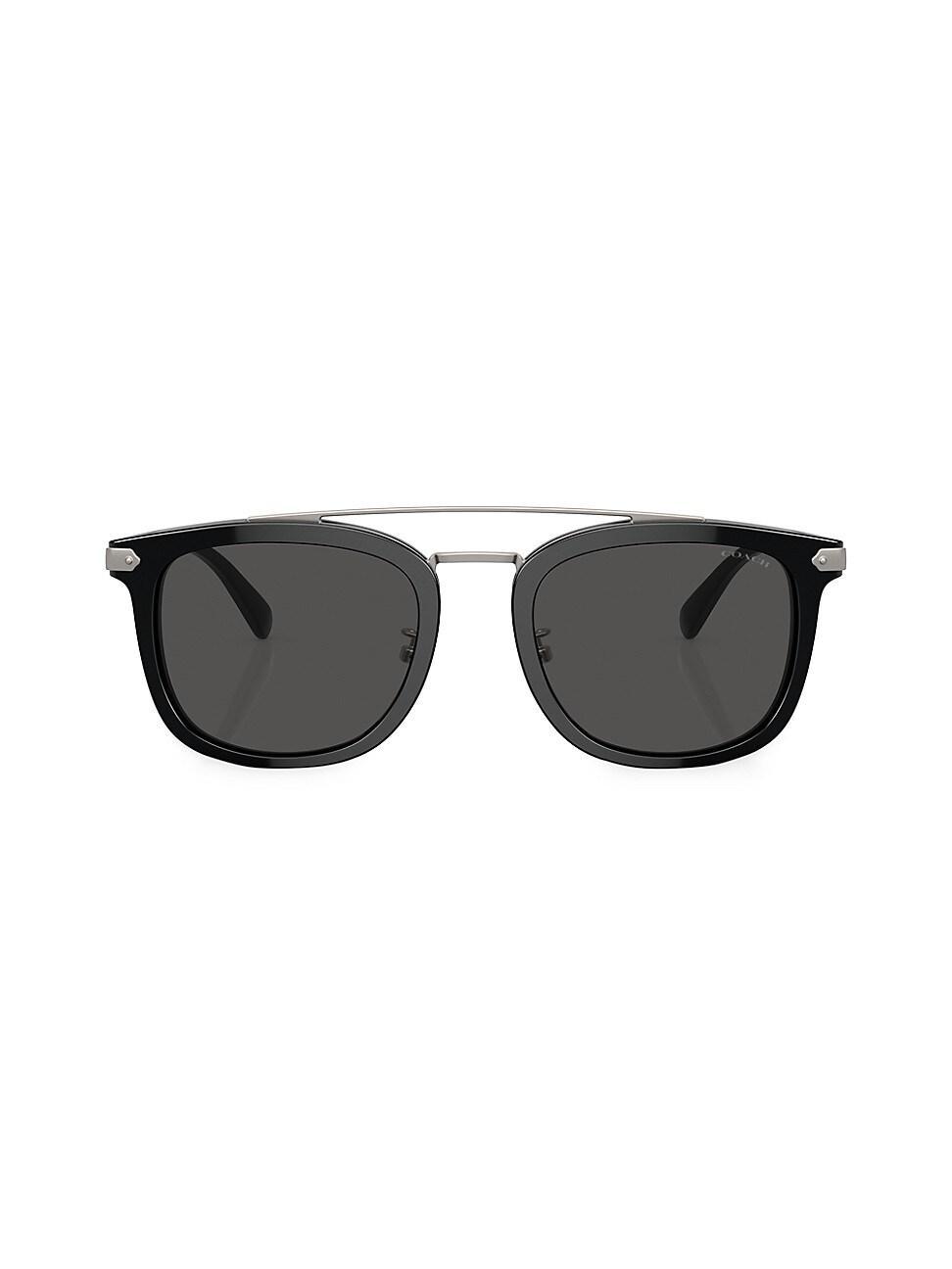 Mens 53MM Round Sunglasses Product Image