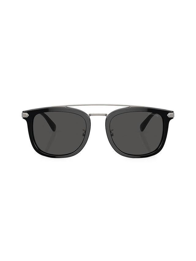 Mens 53MM Round Sunglasses Product Image