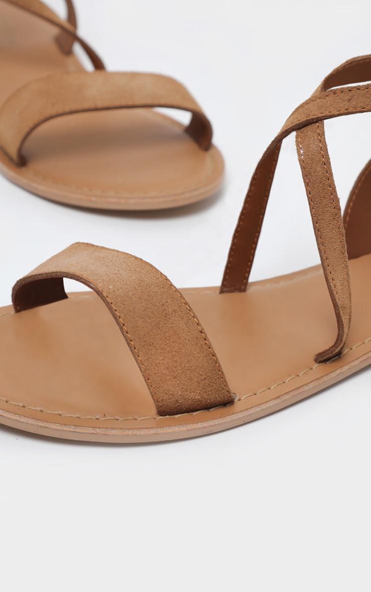 Tan Basic Leather Sandal Product Image