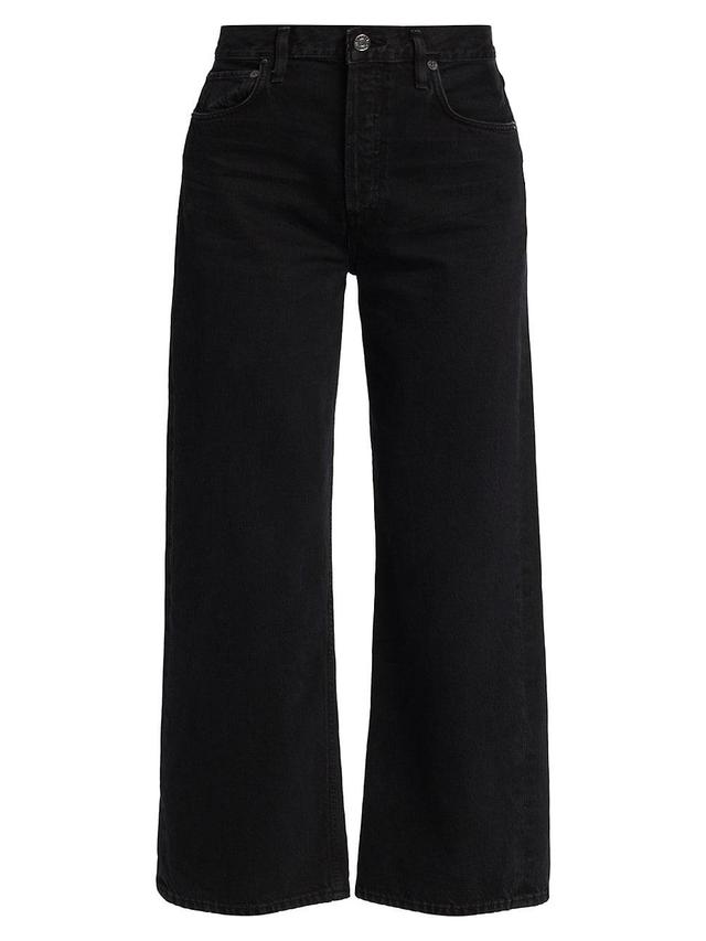 AGOLDE Ren High Rise Wide Leg in Black. - size 33 (also in 23, 24, 25, 26, 27, 28, 29, 30, 31, 32, 34) Product Image