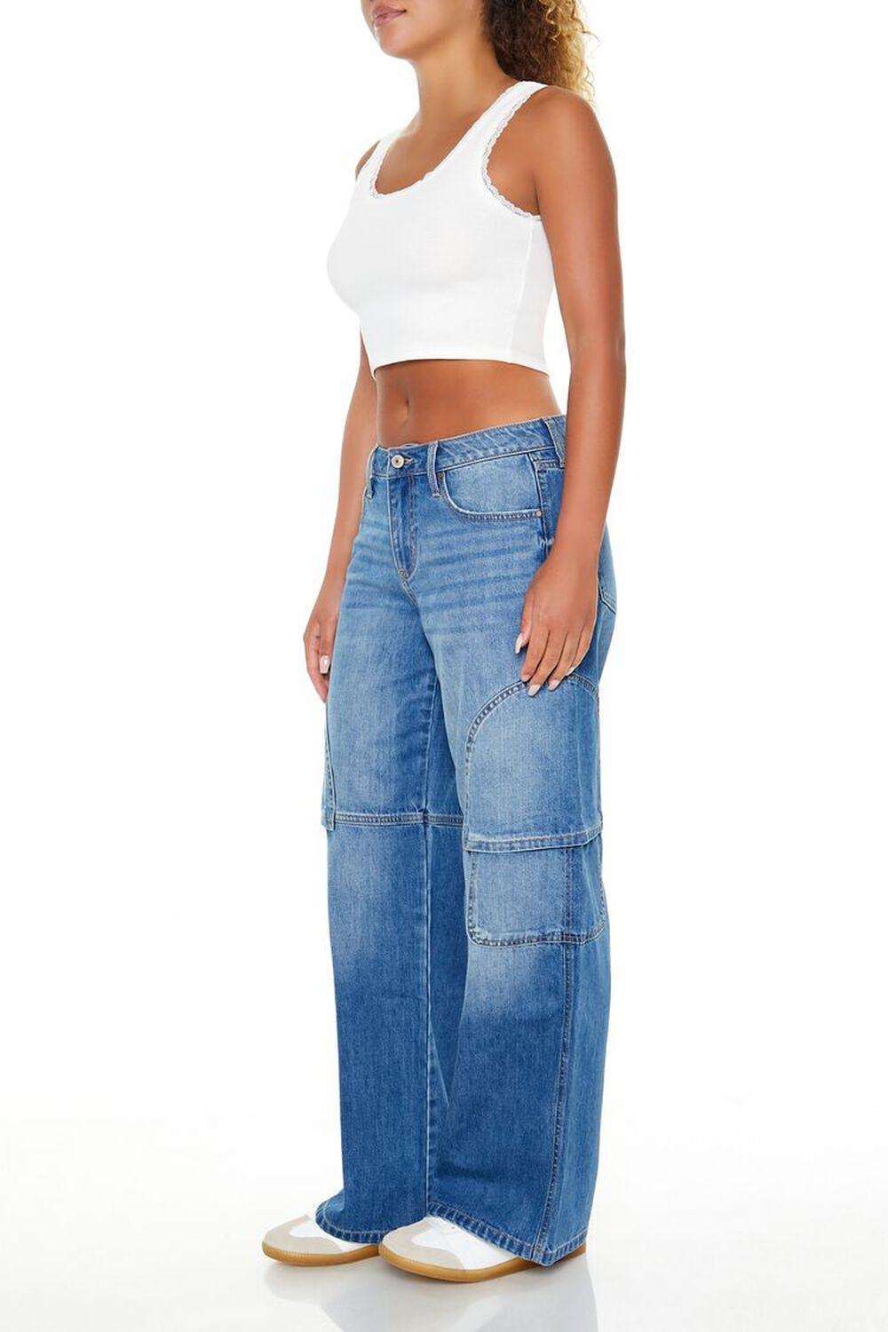 Wide-Leg Mid-Rise Jeans | Forever 21 Product Image