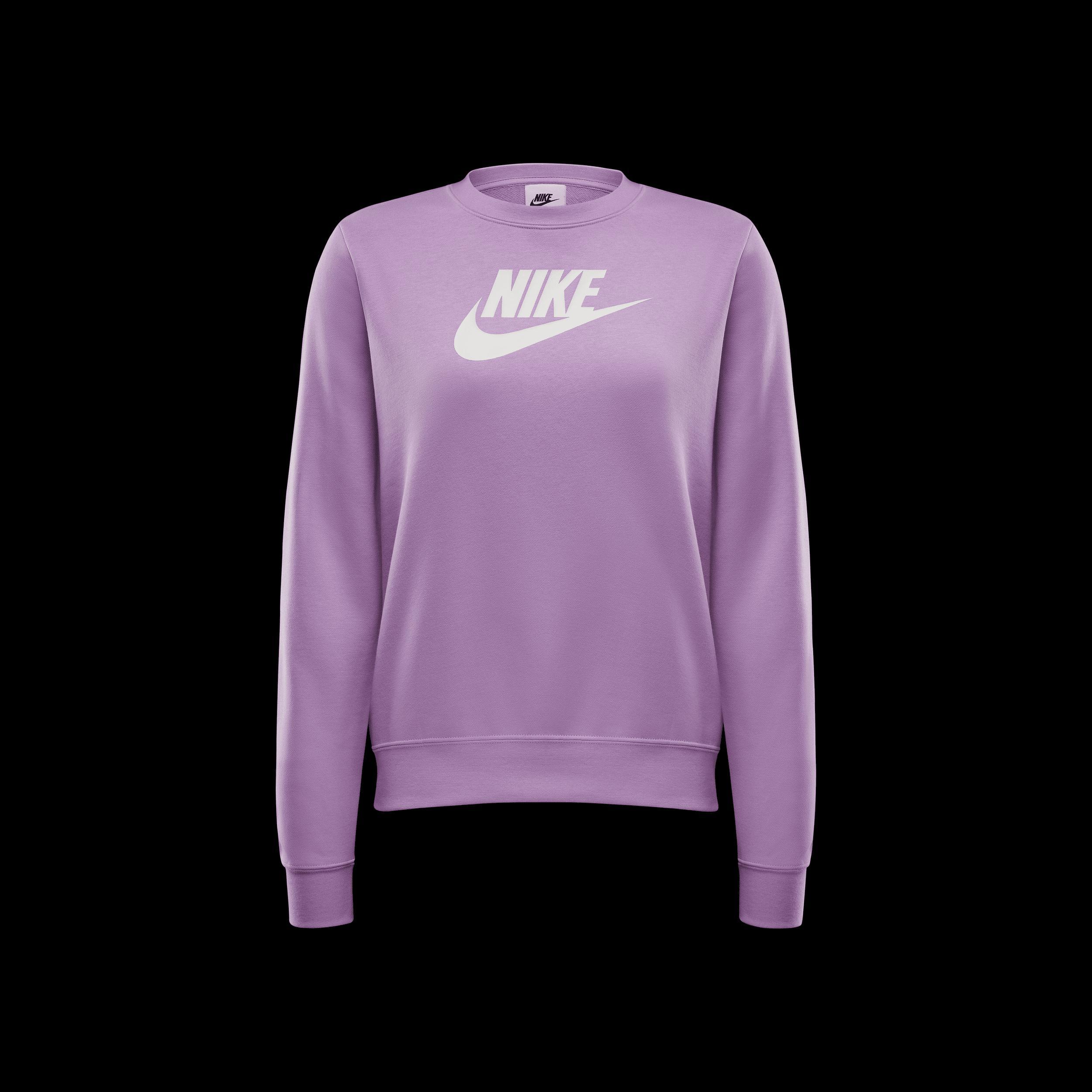 Women's Nike Sportswear Club Fleece Logo Crew-Neck Sweatshirt Product Image