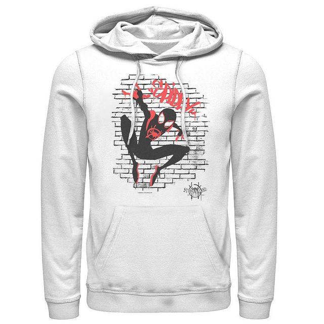 Mens Marvel Spiderverse Spider-Man Graffiti Graphic Hoodie Product Image