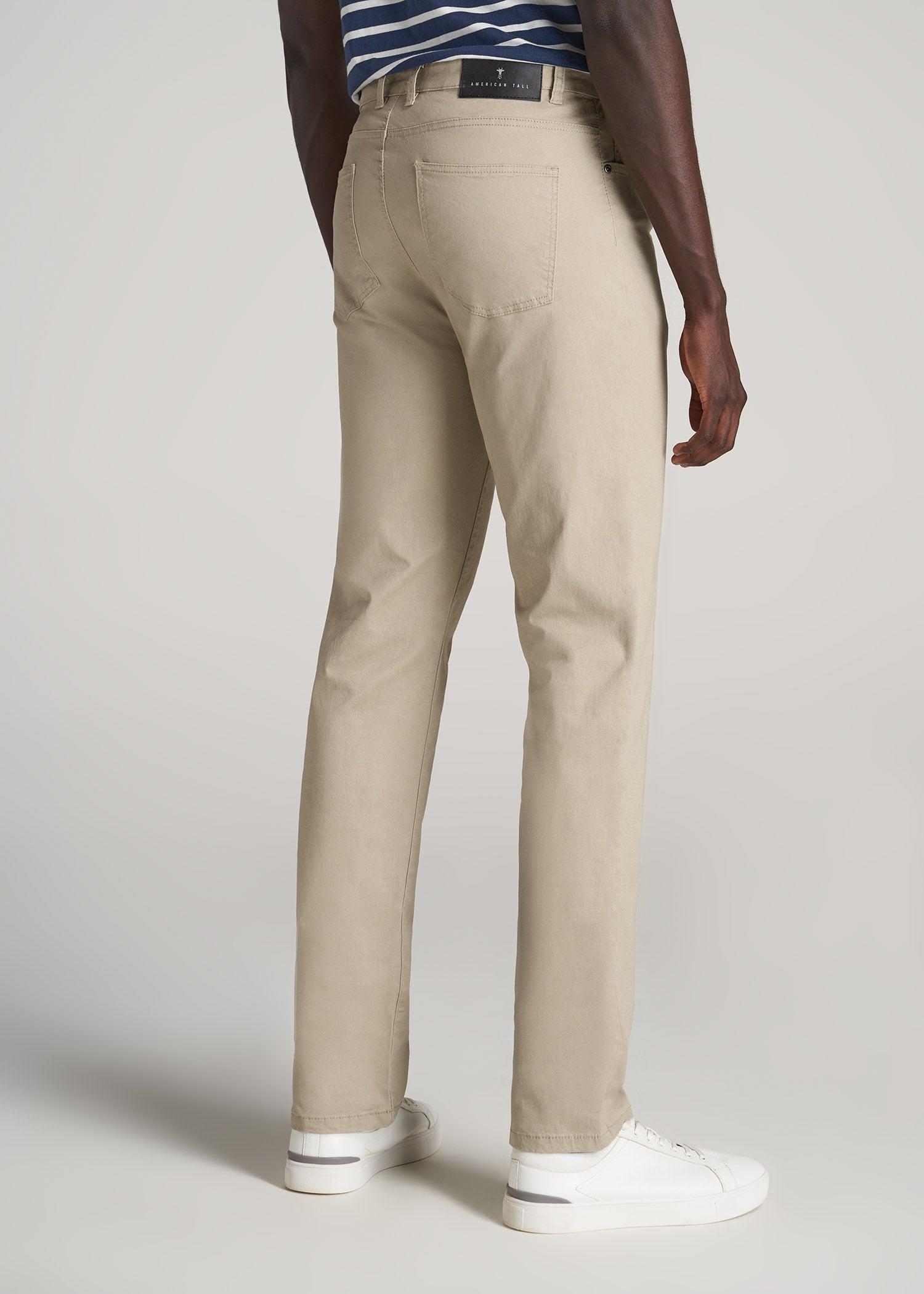 J1 STRAIGHT Leg Five-Pocket Pants for Tall Men in Desert Khaki Male Product Image