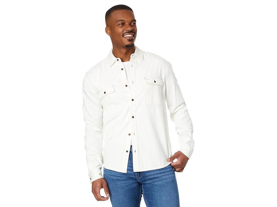 Paige Martin Utility Button Up Long Sleeve Shirt (Warm Moonlight) Men's Clothing Product Image