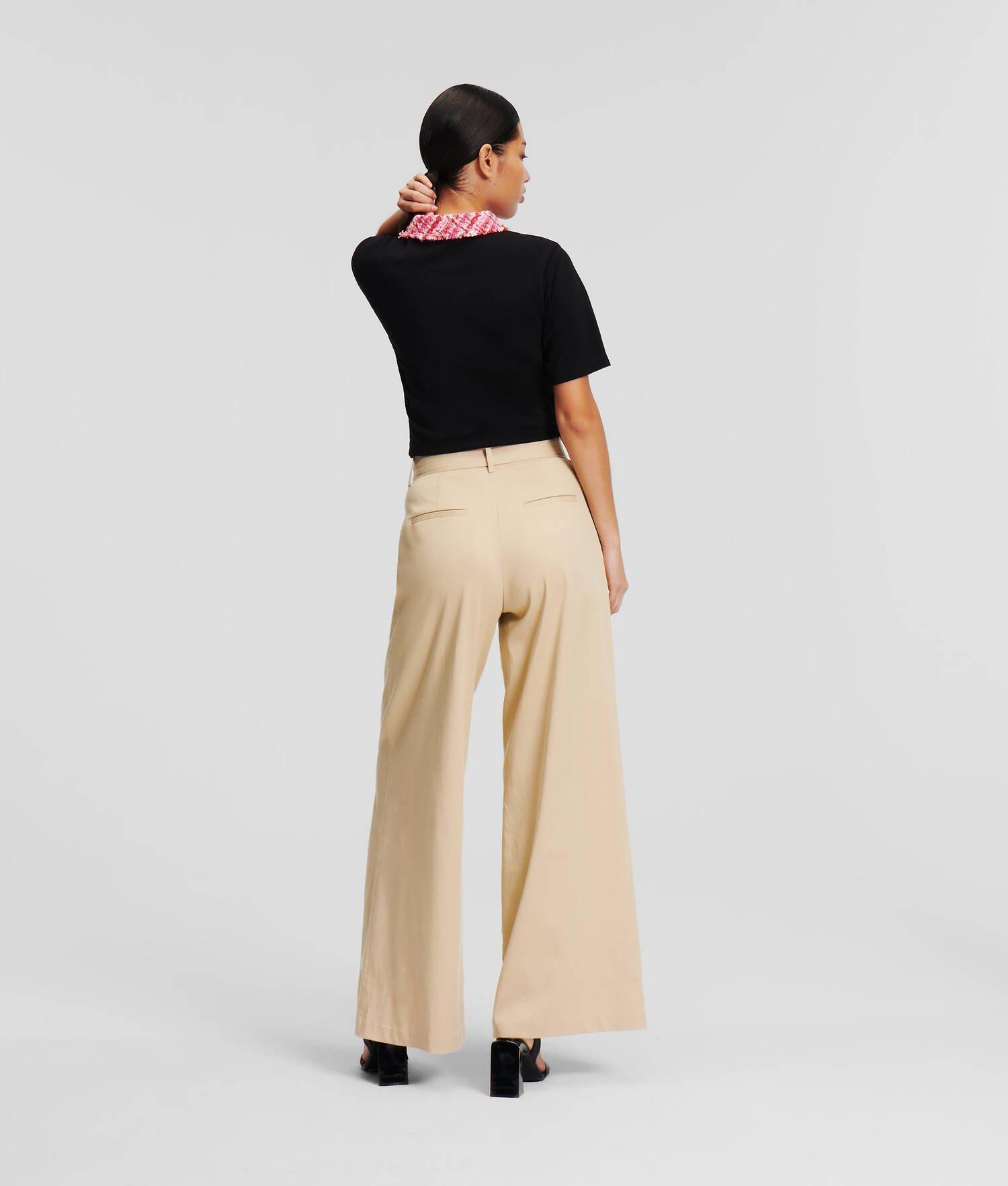 WIDE-LEG HIGH-WAIST PANTS Product Image