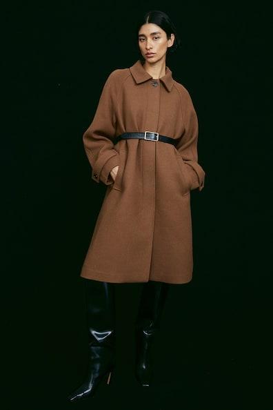 Knee-length coat product image