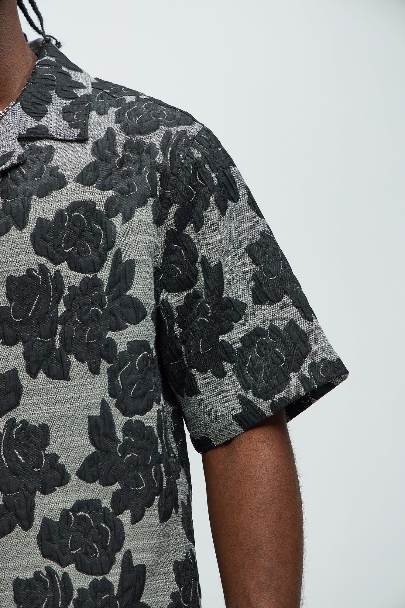 Bartlett Jacquard Shirt - Black/combo Product Image