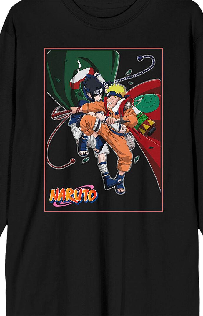 Men's Classic Naruto Anime Long Sleeve T-Shirt Product Image