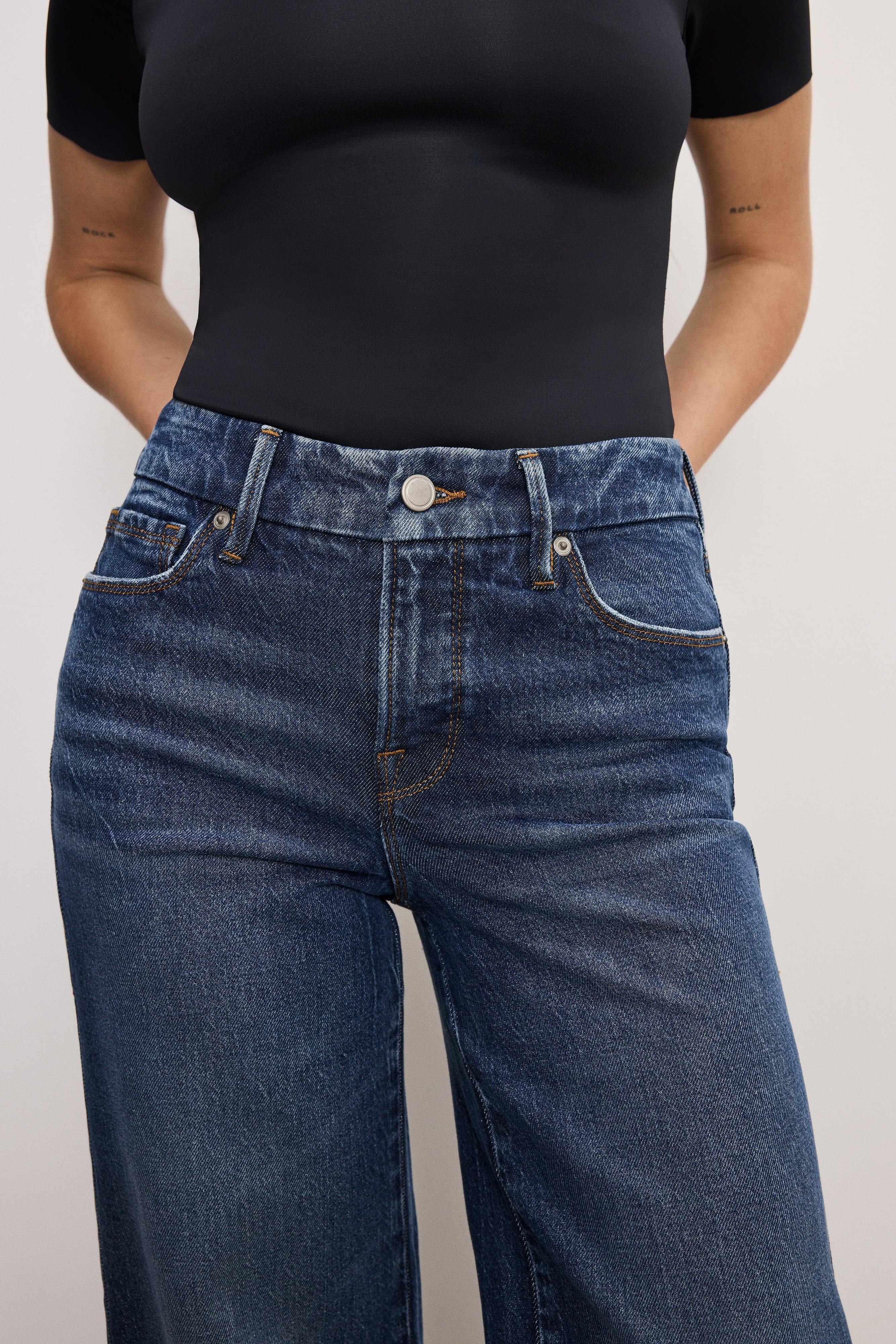 GOOD PETITE PALAZZO JEANS | INDIGO764 Product Image