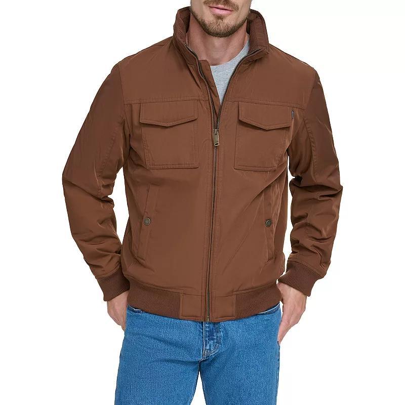 Mens Dockers 2-Pocket Bomber Jacket Blue Product Image