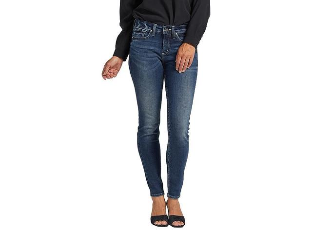 Silver Jeans Co. Suki Mid-Rise Skinny Jeans L93136COO312 (Indigo) Women's Jeans Product Image