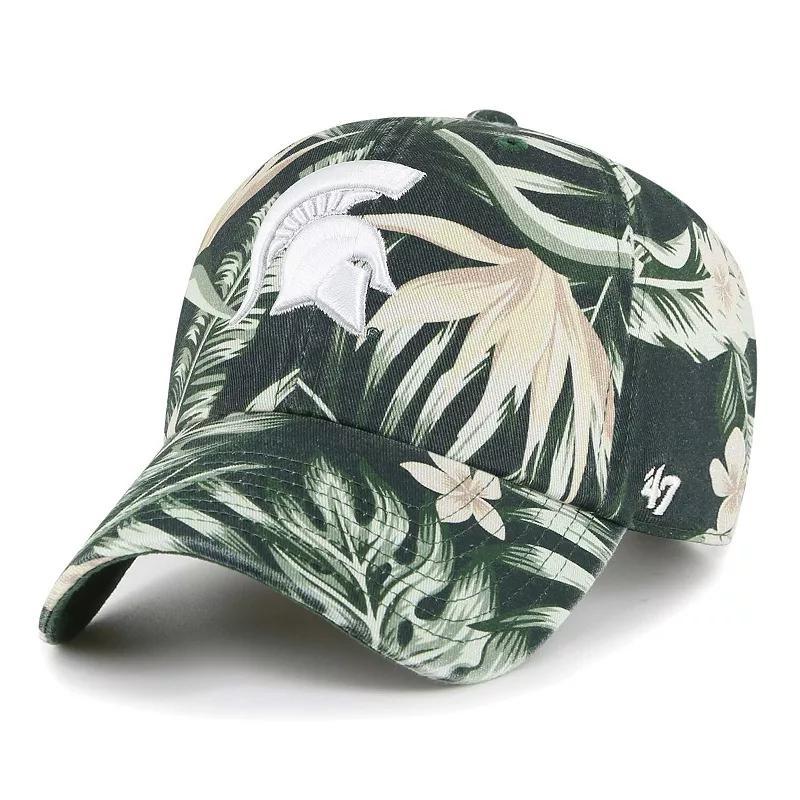 Mens 47 Michigan State Spartans Tropicalia Clean Up Adjustable Hat Product Image