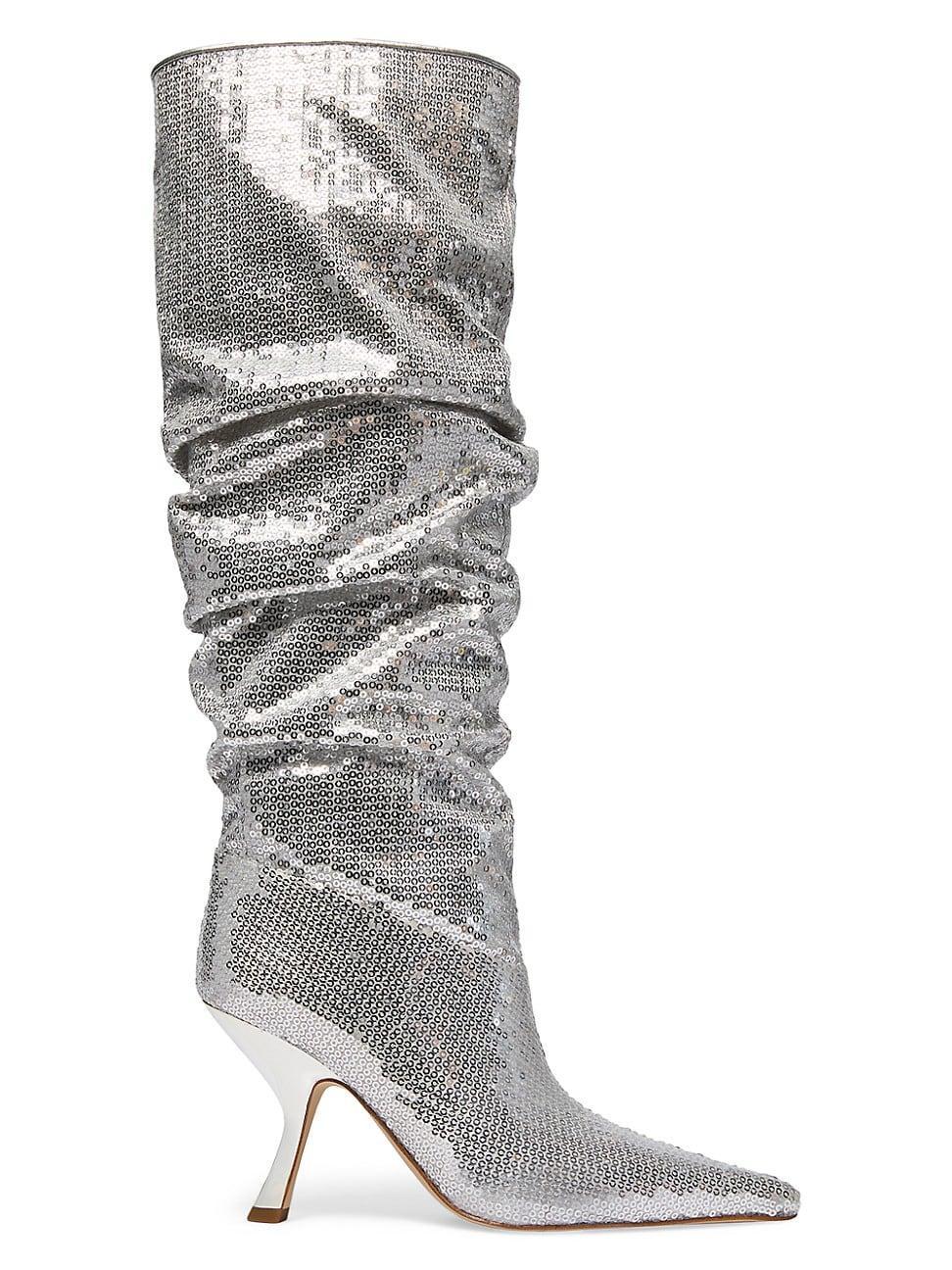 Womens Luna Galvanized Tall Slouchy Boots product image