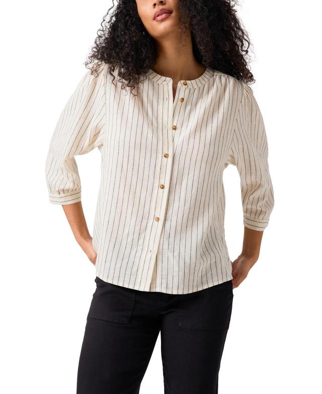 Women's The Femme Striped 3/4-Sleeve Shirt Product Image