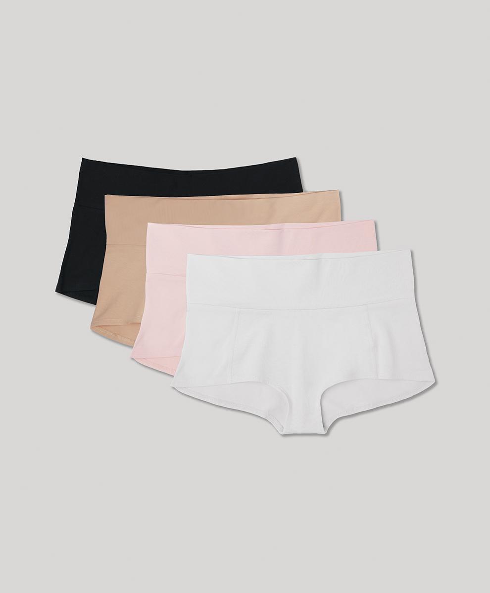 Womens Everyday Basics Maternity Foldover Brief 4-Pack S Product Image