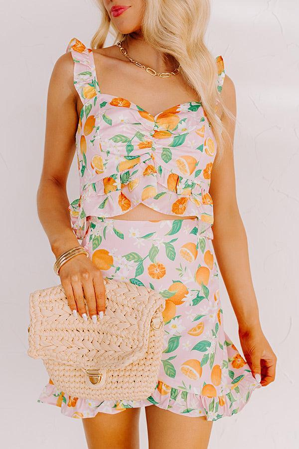 Citrus Sweet Crop Top Product Image