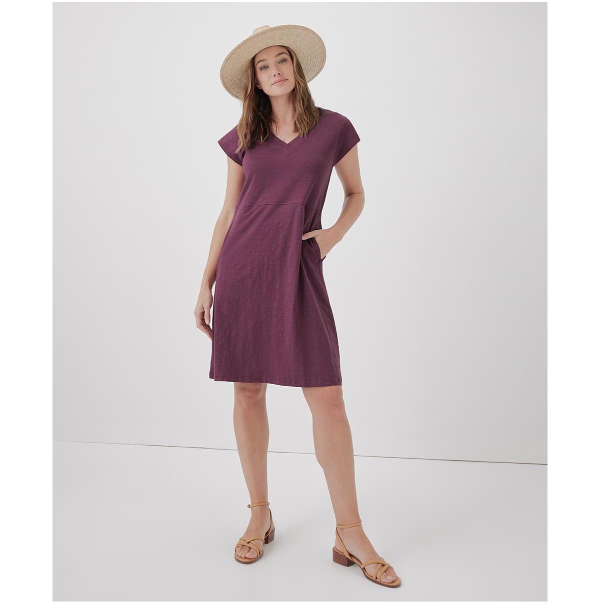 Pact Womens Cotton Relaxed Slub Market Dress Product Image