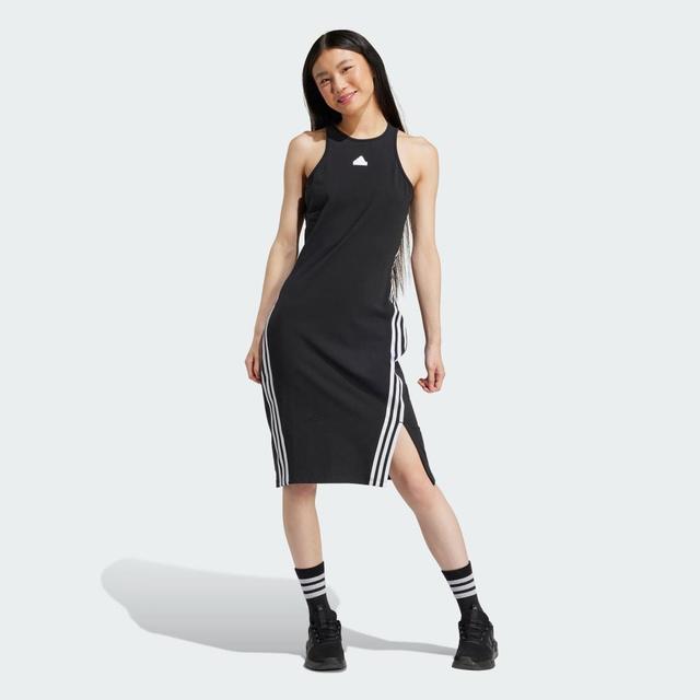 adidas Future Icons 3-Stripes Dress Black L Womens Product Image