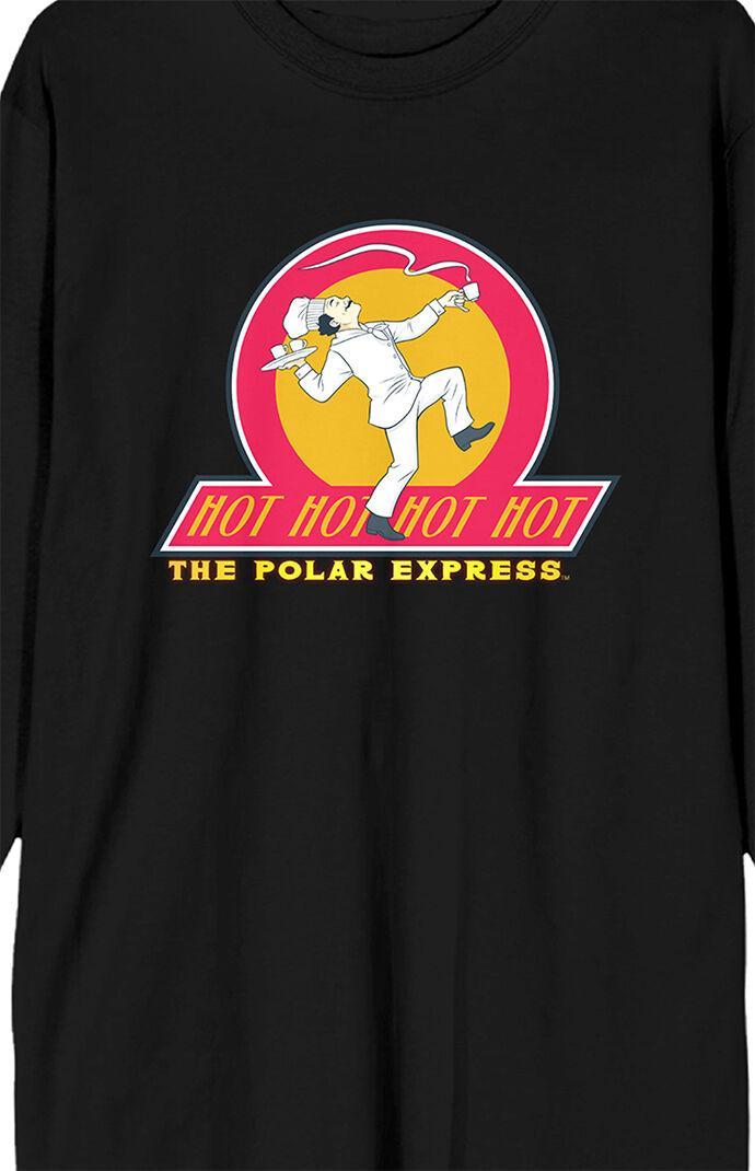 Men's Polar Express Hot Hot Hot Long Sleeve T-Shirt Product Image