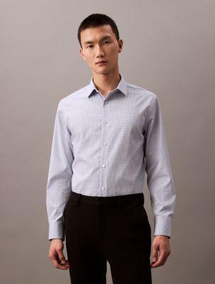 Steel Check Slim Fit Button-Down Shirt Product Image