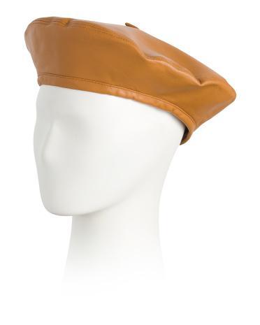 Leather Carter Hat for Women product image