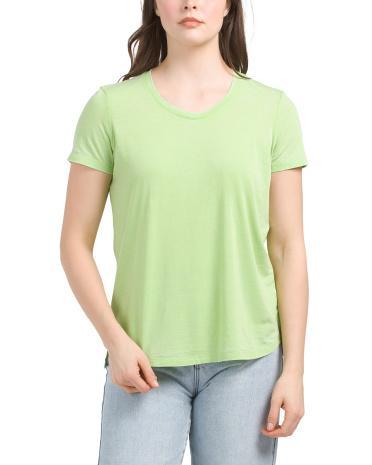 Vincie Burnout T-Shirt For Women Product Image