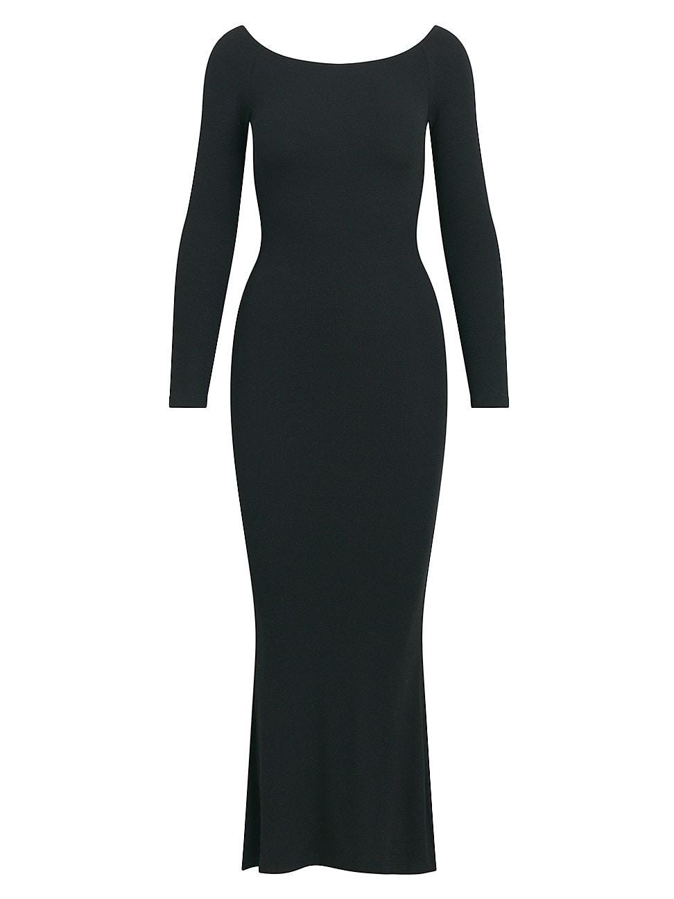 Womens The Sara Off-The-Shoulder Midi-Dress Product Image