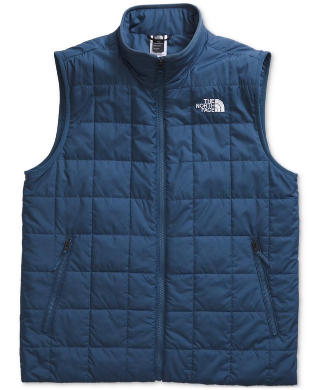 The North Face Mens Junction Zip-Front Insulated Vest - Shady Blue Product Image