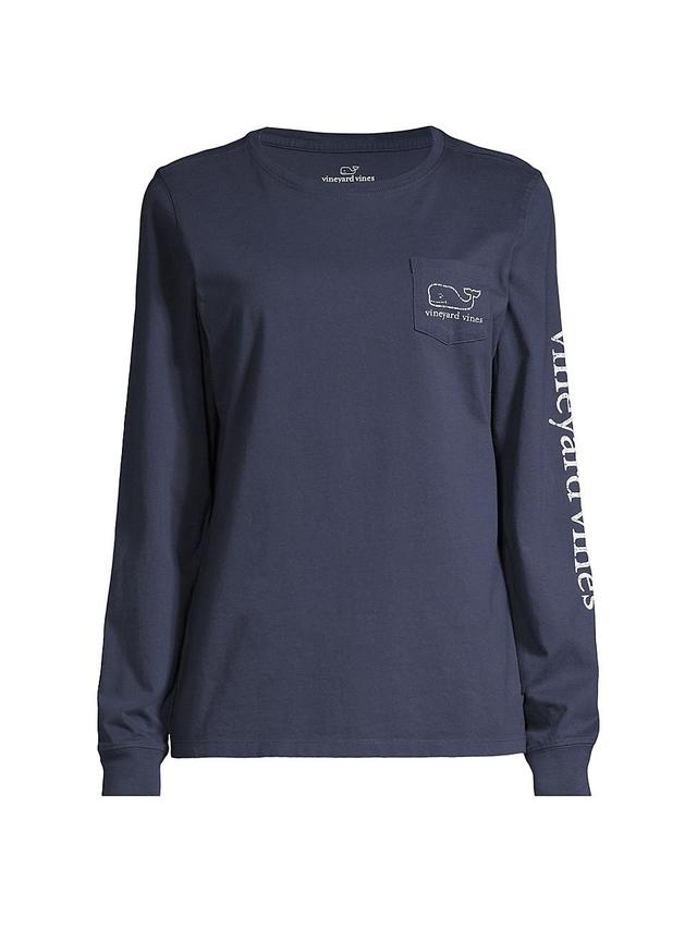 vineyard vines Whale Long Sleeve Pocket Graphic Tee Product Image