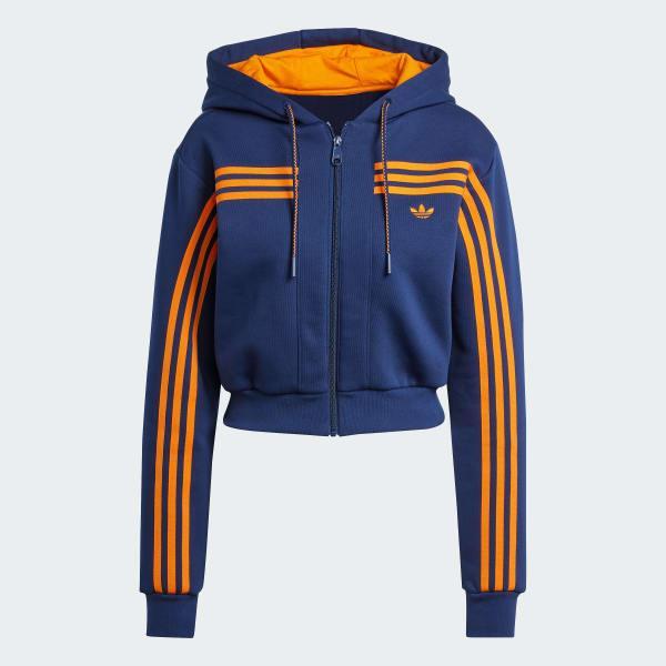 70s Short Full Zip Fleece Hoodie Product Image