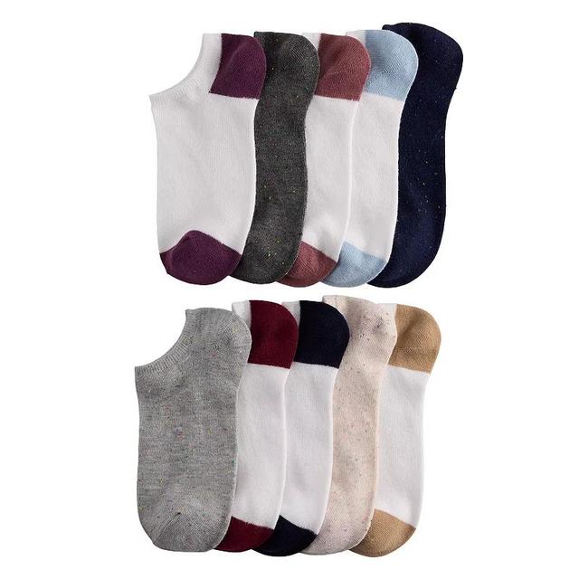 Womens Sonoma Goods For Life 10-Pack No Show Socks Set Product Image