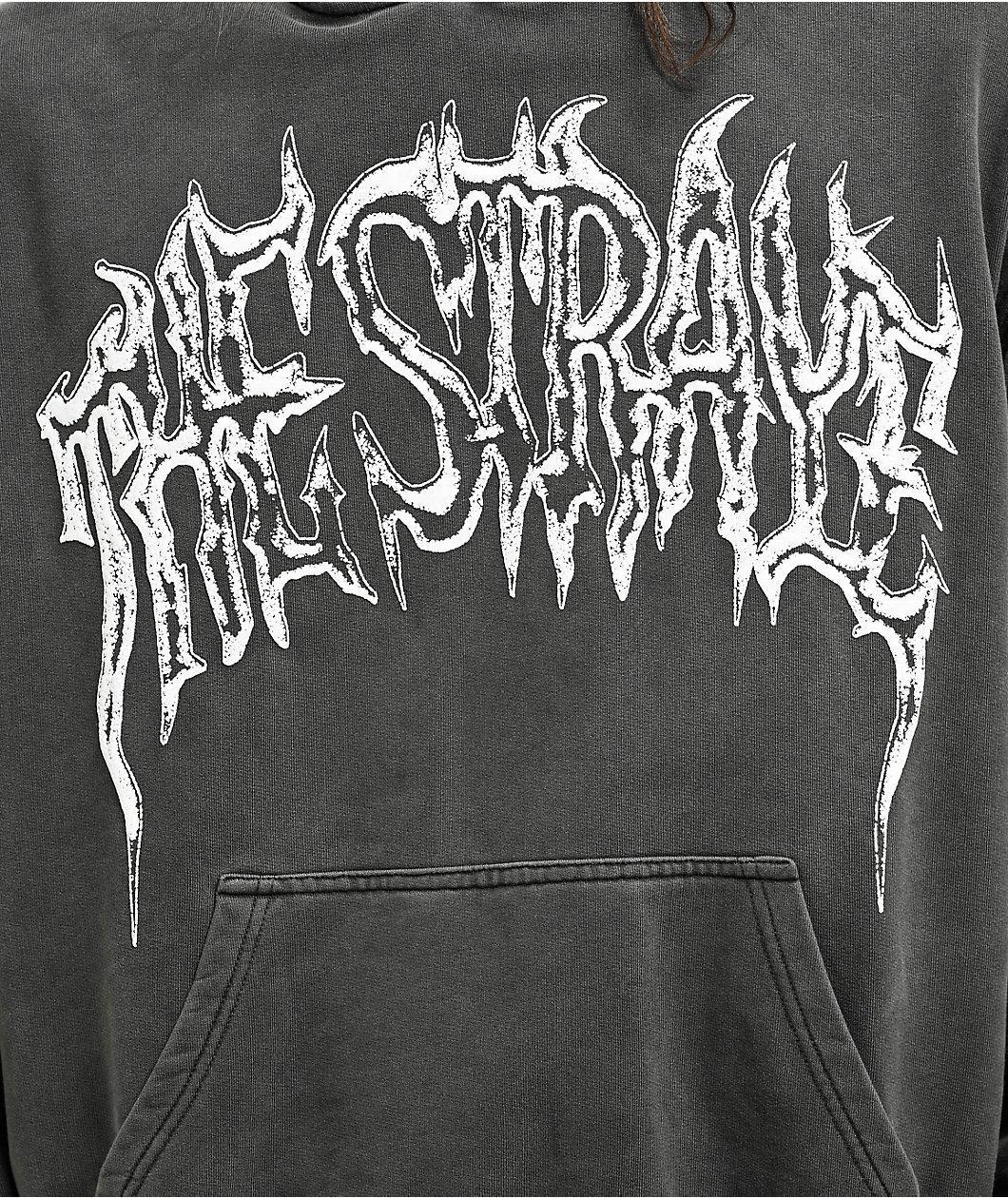 Straye x Krew Metal Vintage Black Wash Hoodie Product Image