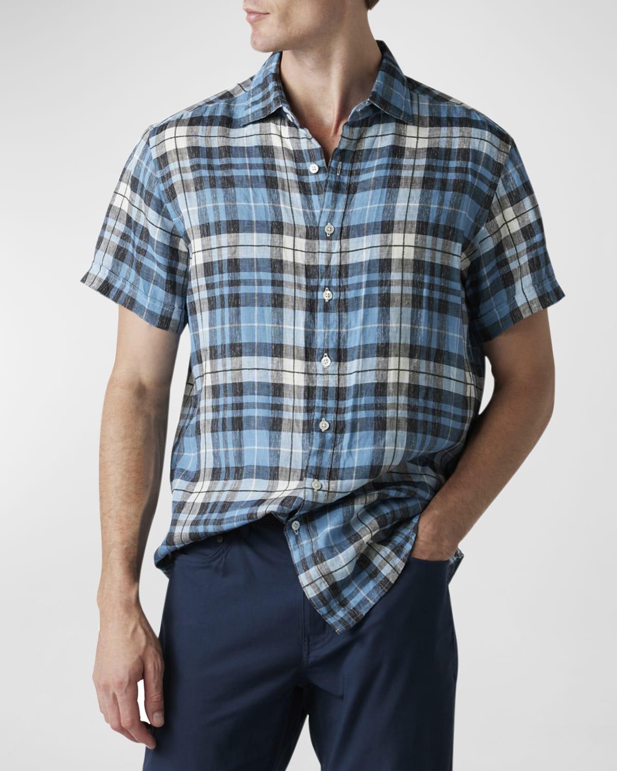 Mens Hervey Gorge Linen-Cotton Poplin Sport Shirt Product Image